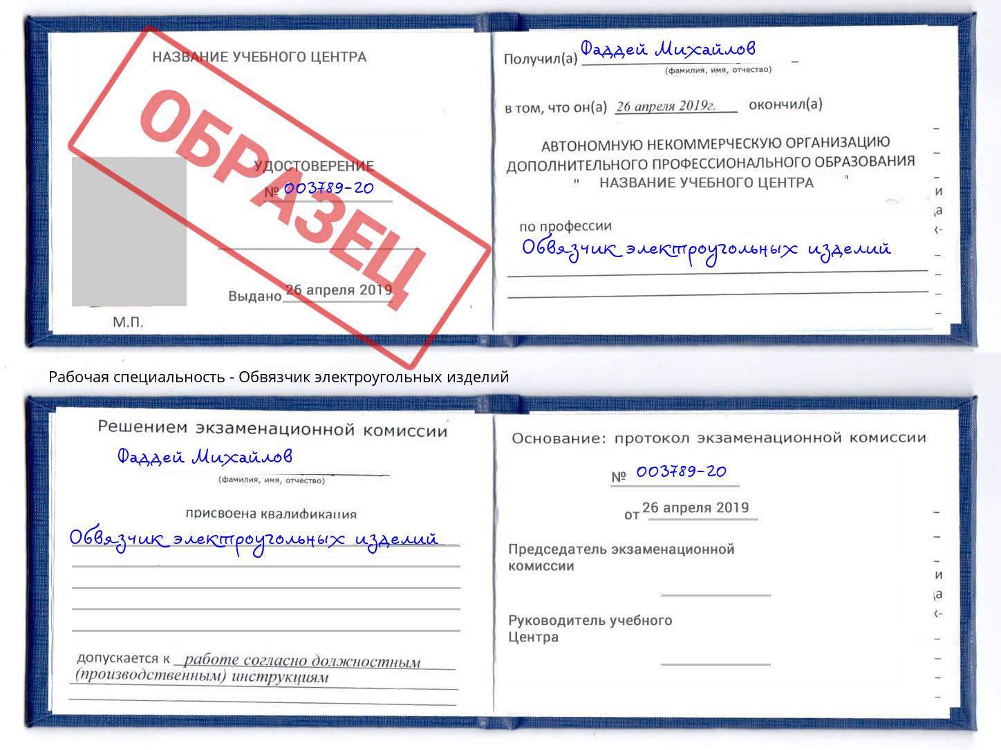 Обвязчик электроугольных изделий Курск