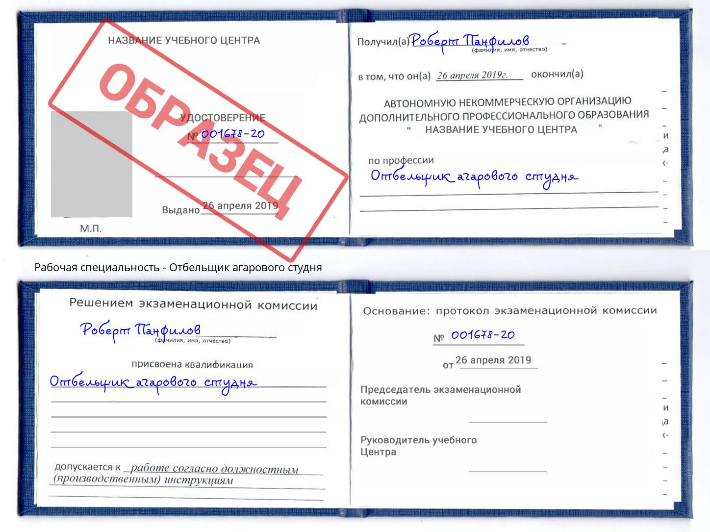 Отбельщик агарового студня Курск
