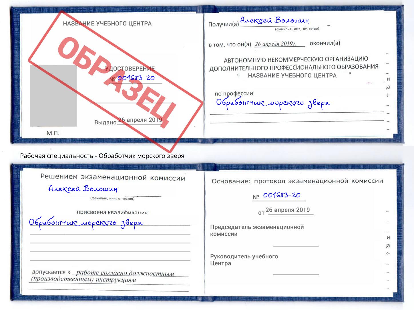 Обработчик морского зверя Курск